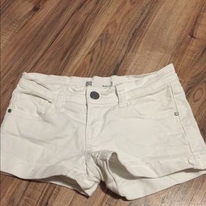 White jean shorts from H&M size 3